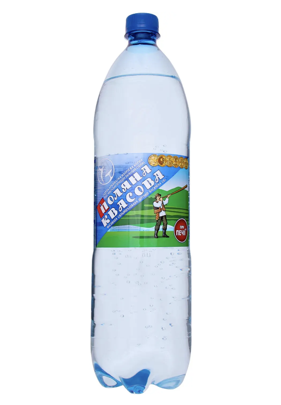 Вода лікувально-столова с/газ Поляна Квасова 1.5л ПЕТ